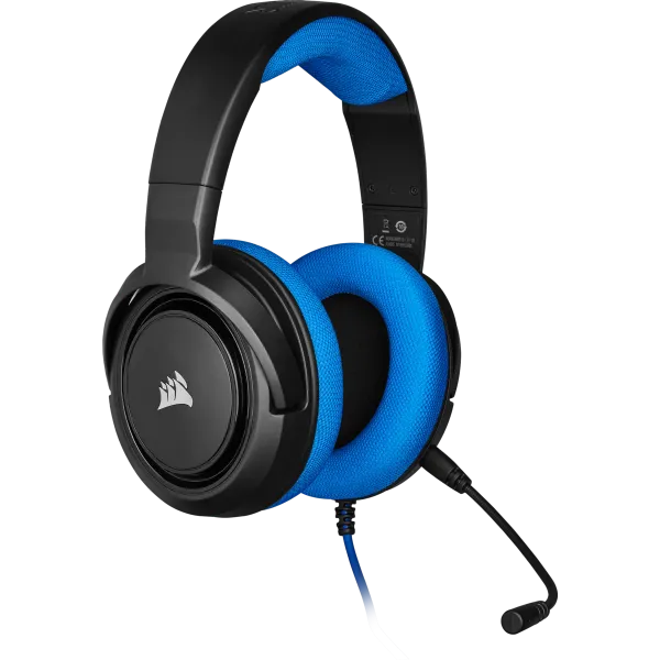 Corsair Hs35 Stereo Gaming Wired Ear Headphones (Blue) 2