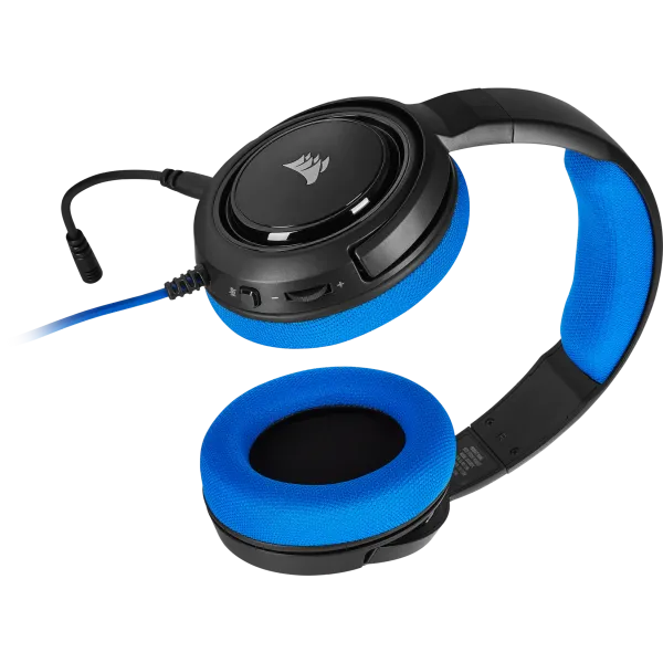 Corsair Hs35 Stereo Gaming Wired Ear Headphones (Blue) 4
