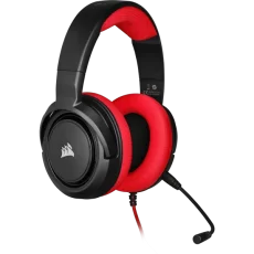 Corsair Hs35 Stereo Gaming Wired Headphones (Red) 2