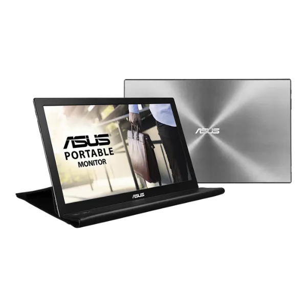 ASUS 15.6 inch Portable Monitor with USB Powered Ultra Slim Auto Rotatable MB168B Black 2