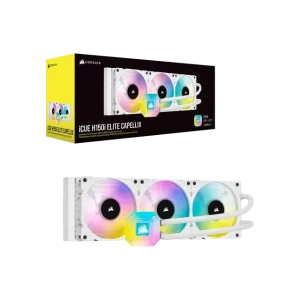 CORSAIR H150i ELITE CAPELLIX WHITE RGB LIQUID Cooler