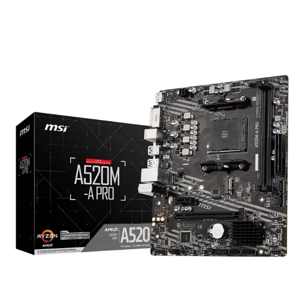 MSI A520M-A PRO DDR4 Motherboard