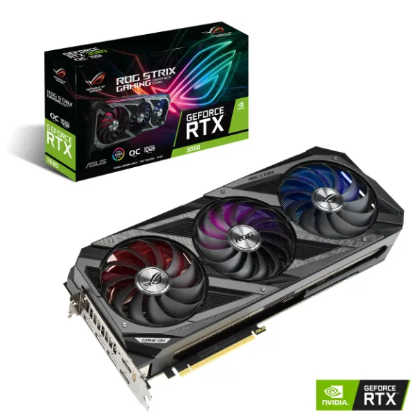 ASUS ROG STRIX RTX 3080 O10G V2 Gaming Graphics Card