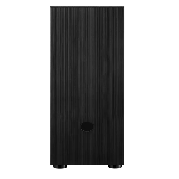 Cooler Master MasterBox MB600L V2 with Steel Side Panel, Brushed Front Panel, Hexagon Gleam, Mesh Intakes, Breathable PSU Shroud, Support Upto ATX Motherboard,