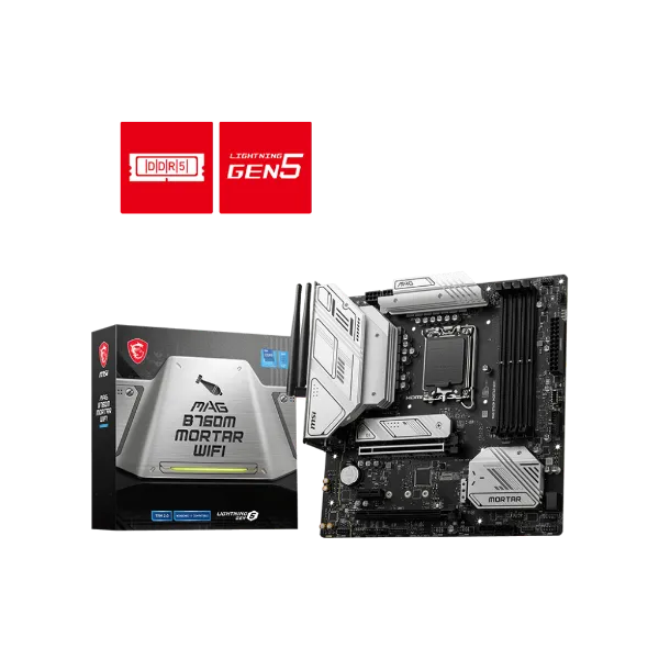 MSI MAG B760M MORTAR WIFI MOTHERBOARD