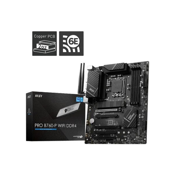 MSI PRO B760M-E DDR4 MOTHERBOARD 1