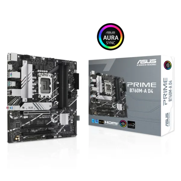 ASUS PRIME B760M-A D4 mATX MOTHERBOARD