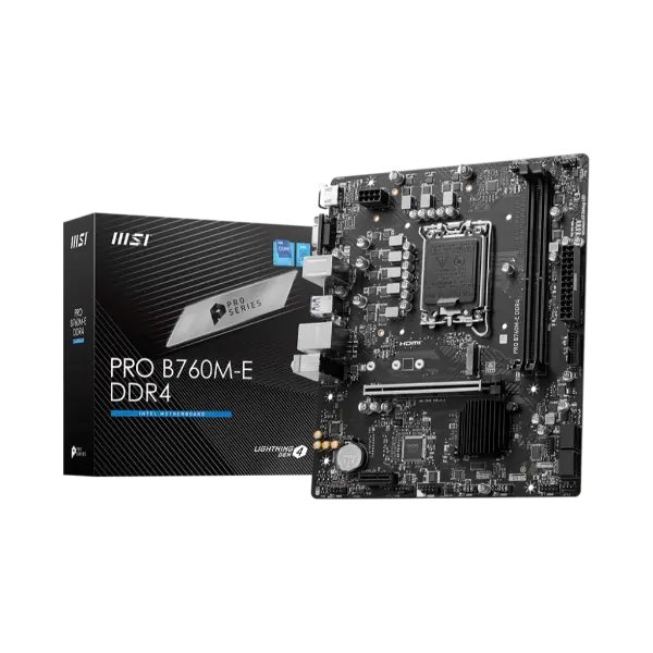 MSI PRO B760M-E DDR4 Motherboard