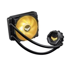 ASUS TUF Gaming LC 120 RGB All-In-One Liquid CPU Cooler With Aura Sync, And TUF 120mm RGB Radiator Fans