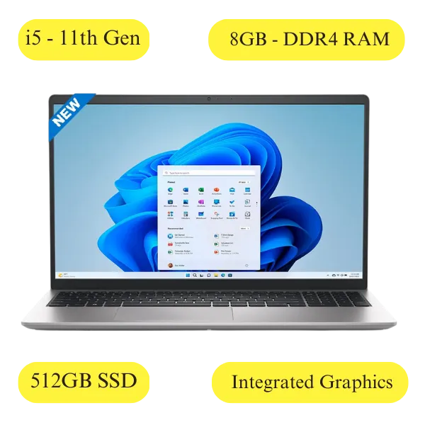 Dell Inspiron 3511 Platinum Silver (i5-1135G7 11th Gen Processor / 8GB DDR4 RAM / 512GB SSD / Integrated Graphics / Backlit Keyboard