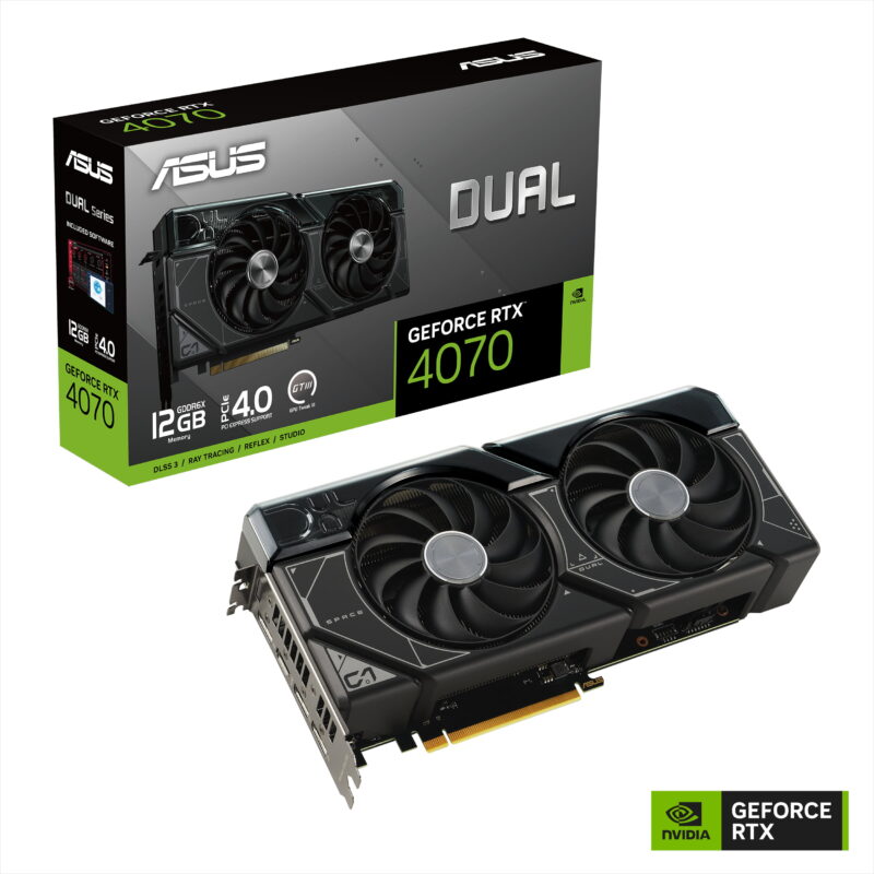 ASUS Dual GeForce RTX 4070 12GB GDDR6X Graphic Card 1