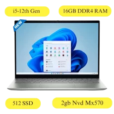 Dell Inspiron 5420 Platinum Silver (i5-1235U 12th Gen Processor 16GB DDR4 RAM 512GB SSD 2GB Nvd Mx570 Windows 11 MS Office 2021 14 FHD WVA AG Narrow Border)-With Bag