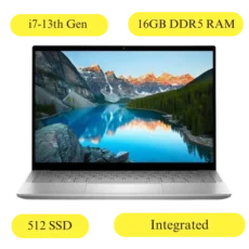 Dell Inspiron 5430 Platinum Silver (i7-1355U 13th Gen Processor 16GB DDR5 RAM 512GB SSD Integrated Windows 11 MS Office 2021 14 FHD WVA AG Narrow Border Fingerprint Reade)-With Bag