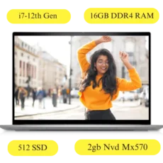 Dell Inspiron 5620 Platinum Silver (i7-1255U 12th Gen Processor 16GB DDR4 RAM 512GB SSD 2GB Nvd Mx570 Windows 11 MS Office 2021 16 FHD WVA AG Narrow Border)-With Bag