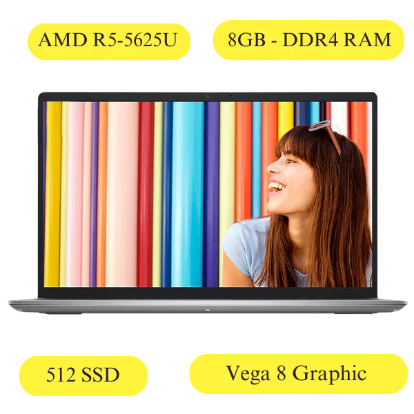 Dell Inspiron15 3525 Platinum Silver ( AMD R5-5625U / 8gb DDR4 / 512gb SSD