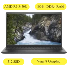 Dell Vostro 3515 Titan Grey (AMD R5-3450U Processor 8GB DDR4 RAM 512gb SSD Vega 8 Graphic Windows 11 MS Office 2021 15.6 FHD)-Without Bag