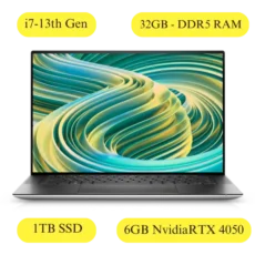 Dell Xps15 9530 Silver (i7-13700H 13th Gen Processor / 32GB DDR5 RAM