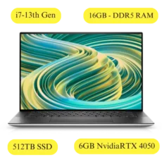 Dell Xps15 9530 Silver (i7-13700H 13th Gen Processor / 16GB DDR5 RAM