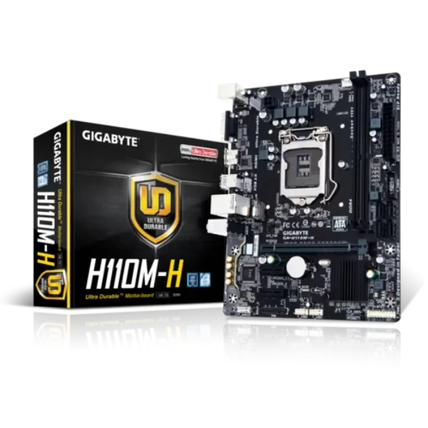 Gigabyte GA-H110M-H (rev. 1.x) DDR4 Motherboard 1
