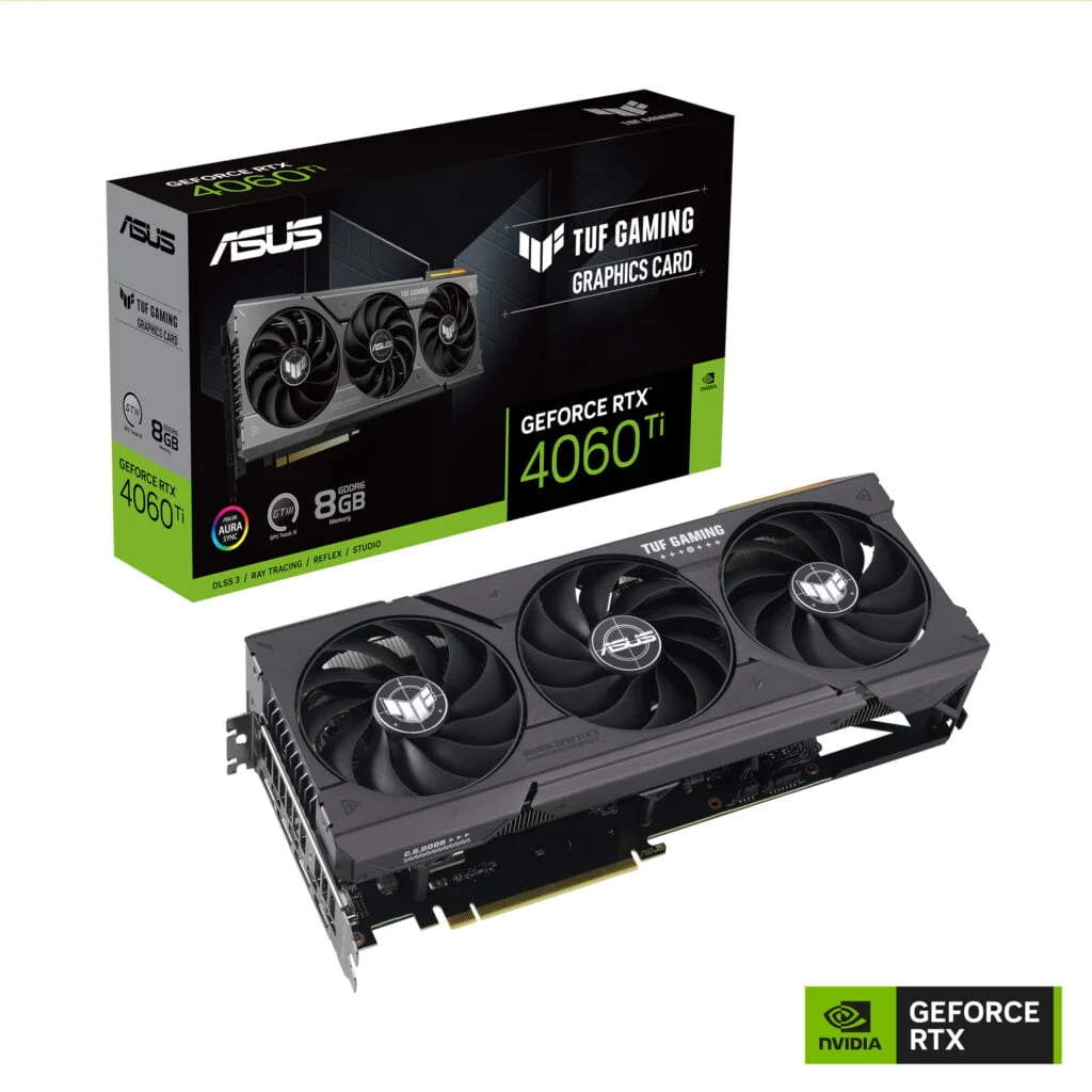 ASUS TUF Gaming GeForce RTX 4060 Ti 8GB GDDR6 Graphics Card