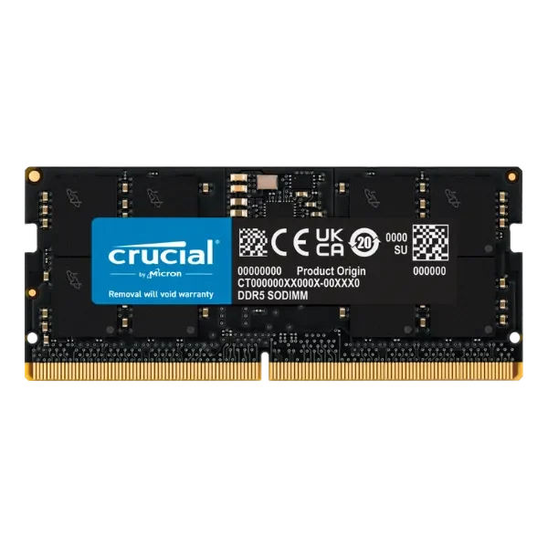 Crucial 32GB DDR5 4800MHz UDIMM Laptop Ram