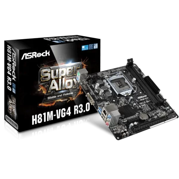 ASROCK H81M-VG4 R4 DDR3 Motherboard