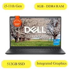 Dell Inspiron 15 3511 Silver 2-In-1 with pen (i5-115G4 11th Gen Processor / 8GB DDR4 RAM / 256GB SSD