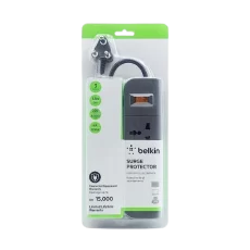 Belkin 3-Socket Surge Protector Universal Socket with 5ft