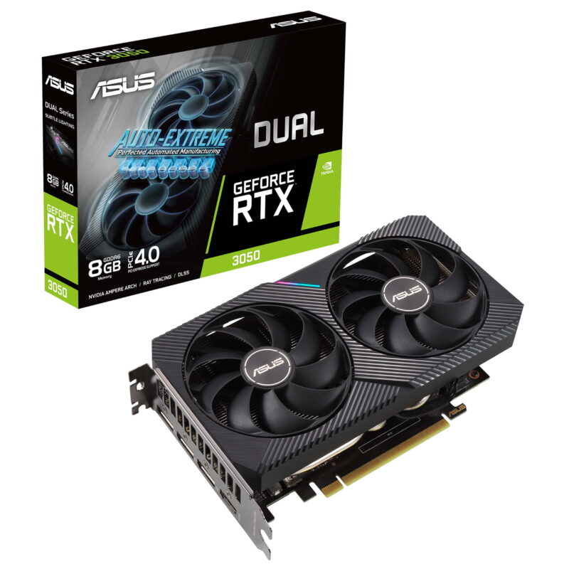 ASUS Dual GeForce RTX 3050 V2 8GB 1