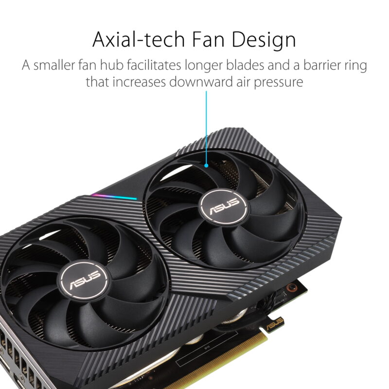 ASUS Dual GeForce RTX 3050 V2 8GB 3