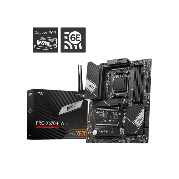 MSI PRO X670-P WIFI DDR5 Motherboard