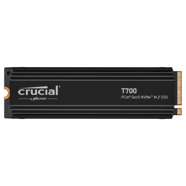 Crucial T700 1TB PCIe Gen5 NVMe M.2 SSD With Heatsink 1
