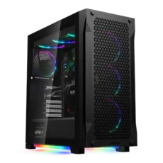 GAMDIAS ATHENA P1 Mid-Tower Mesh PC Cabinet Black 1