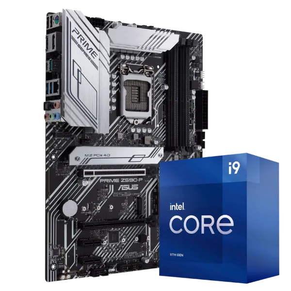 UltraForce (Intel i9-11900 Processor + ASUS PRIME Z590-P DDR4 Motherboard) Combo Deal