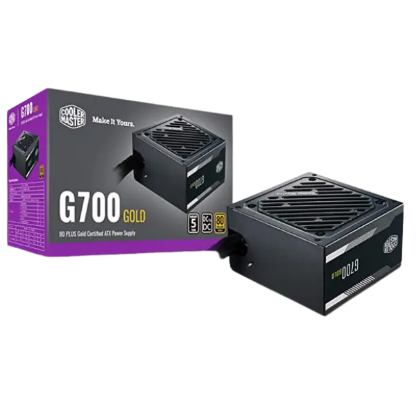 Cooler Master CM G700 Gold Non Modular Power Supply 1