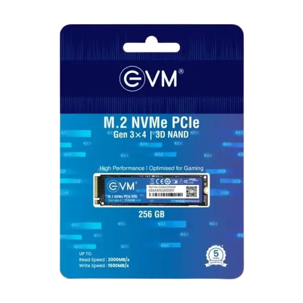 EVM 256GB M.2 NVME PCIE SSD (2280)