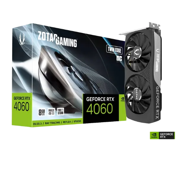 ZOTAC GAMING GeForce RTX 4060 8GB Twin Edge OC Graphic Card