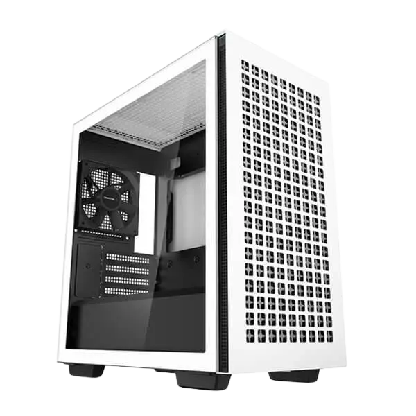 DeepCool CH370 White (M-ATX) Mini Tower Cabinet (White)