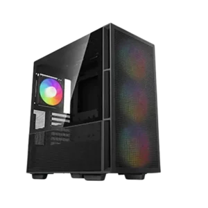 DeepCool CH560 Mesh ARGB (E-ATX) Mid Tower Cabinet (Black)