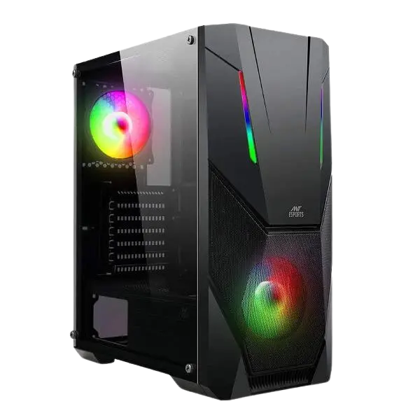 Ant Esports ICE-211TG ARGB Cabinet (Black)