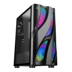 Ant Esports ICE-320TG Mid Tower Cabinet (Black)