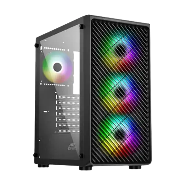 Ant Esports 211 Air ARGB (ATX) Mid Tower Cabinet (Black)