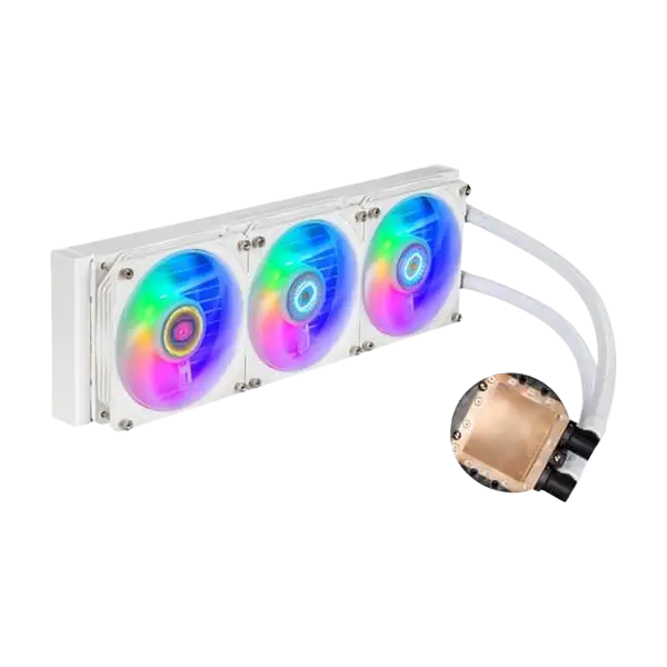 Cooler Master MasterLiquid PL360 Flux White Edition ARGB CPU Liquid Cooler