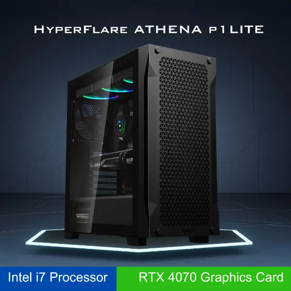 The Top 10 Prebuilt Gaming PCs of 2024 10 HyperFlare ATHENA P1LITE
