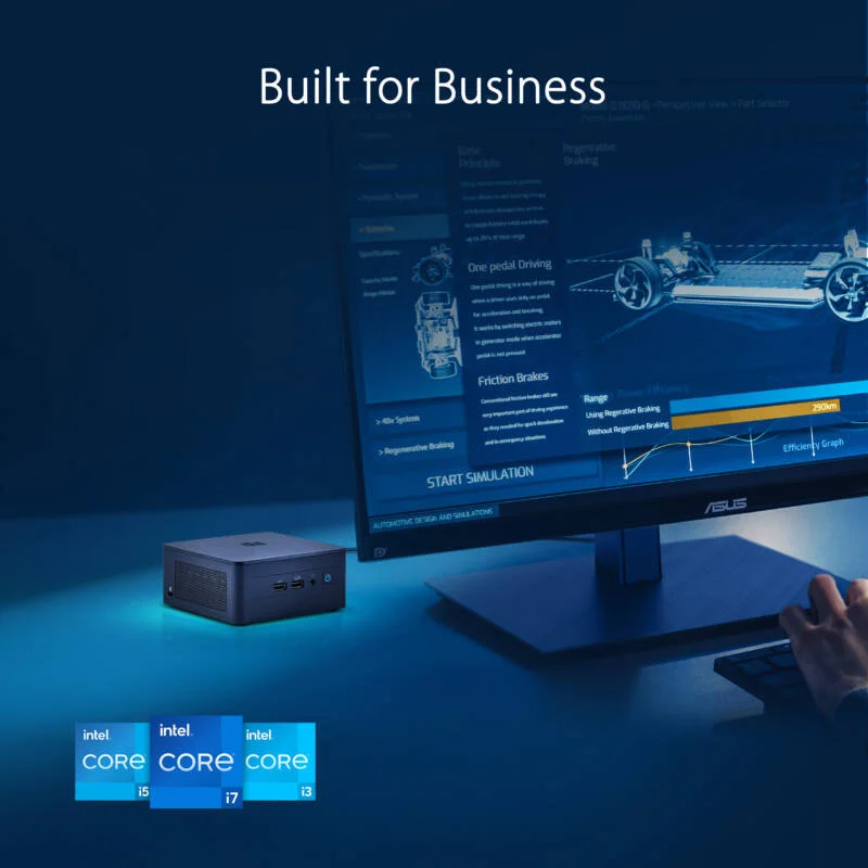 Intel NUC13ANHi3- Barebone Mini PC i3-1315U Processor