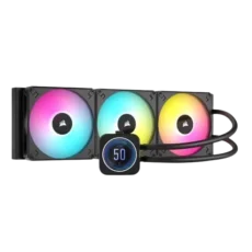 Corsair ICUE H170i Elite LCD XT Display 420mm CPU Liquid Cooler (Black)