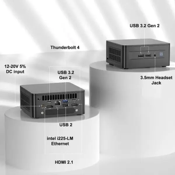 The Importance of NUC and Mini PCs for Modern Businesses 3 Intel RNUC13ANHI70000 - Intel Core i7-1360P Processor (Barebone)