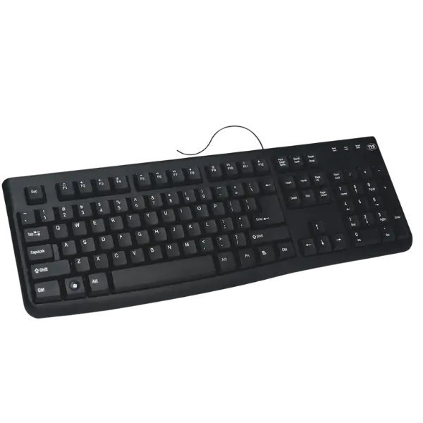 TVS Keyboard And Mouse With Gaming Setup 2 TVS ELECTRONICS Champ Plus Wired Keyboard