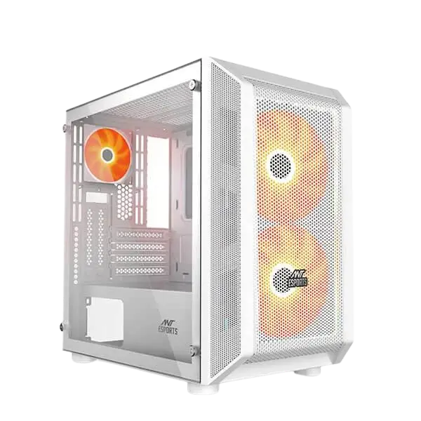 Ant Esports 200 Air Mini Mesh (M-ATX) Mini Tower Cabinet (White)