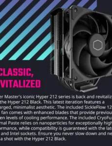 Cooler Master HYPER 212 BLACK EDITION CPU AIR COOLER 2